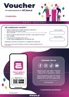 Grafika przedstawiająca Voucher urodzinowy